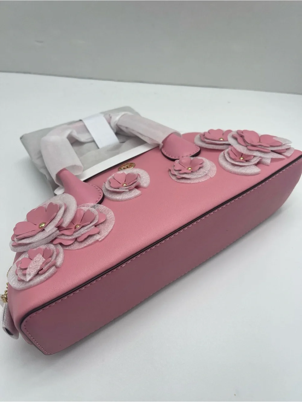 MICHAEL KORS Petra Small Floral Embellished Crossbody Bag Carnation  NWT